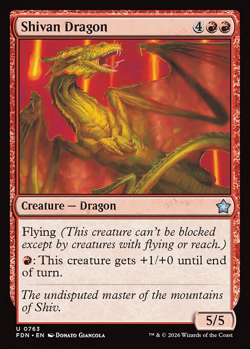 Shivan Dragon 763