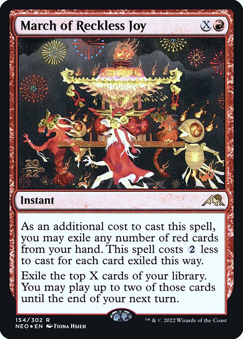 March of Reckless Joy 154s