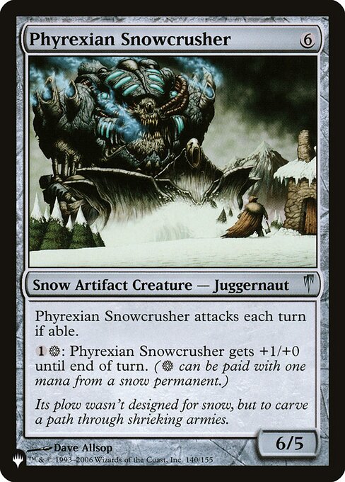 Phyrexian Snowcrusher CSP-140