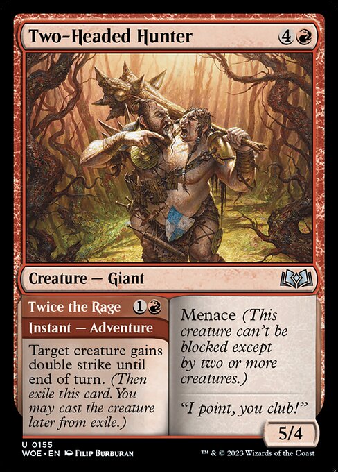Two-Headed Hunter // Twice the Rage 155