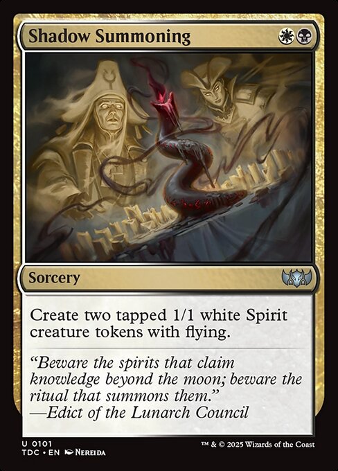 Shadow Summoning 101