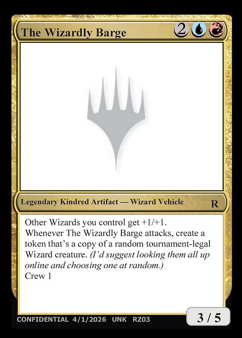 The Wizardly Barge RZ03r