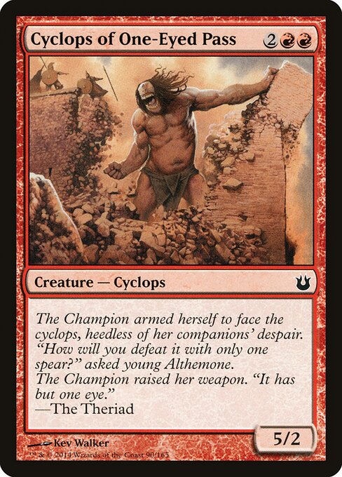 Cyclops of One-Eyed Pass 90