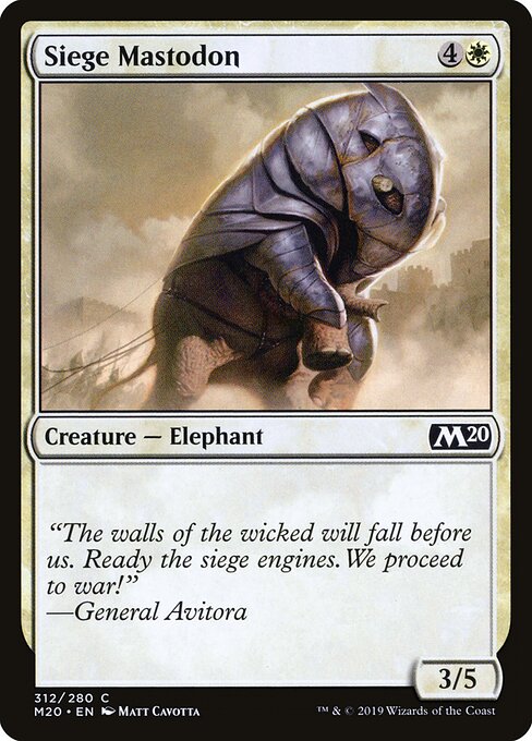 Siege Mastodon 312