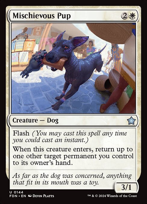 Mischievous Pup 144