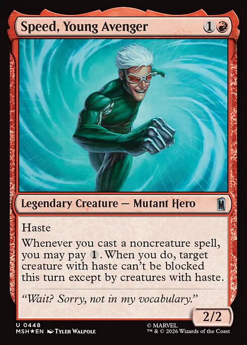 Speed, Young Avenger 448
