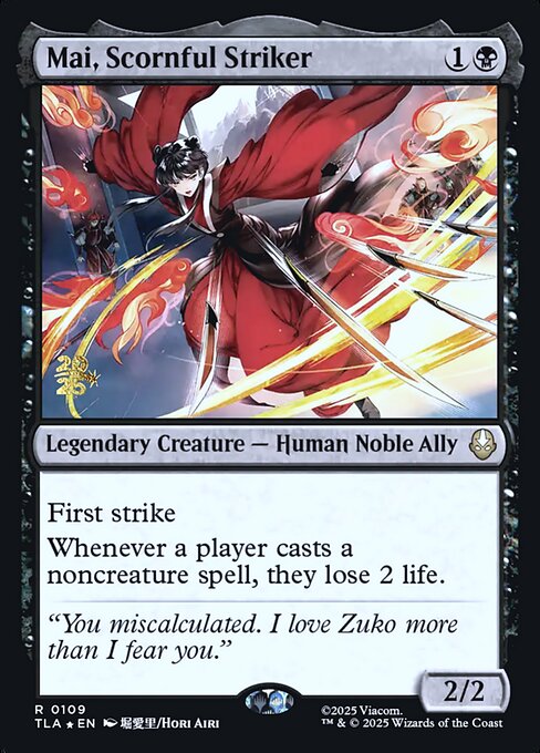 Mai, Scornful Striker 109s
