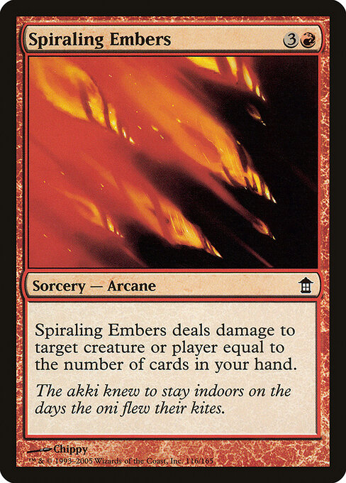 Spiraling Embers 116