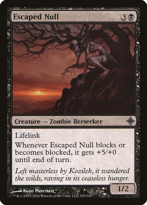 Escaped Null 109