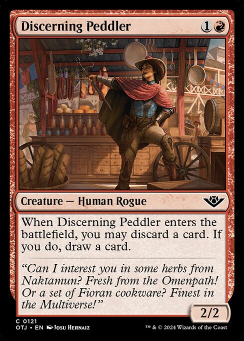 Discerning Peddler 121