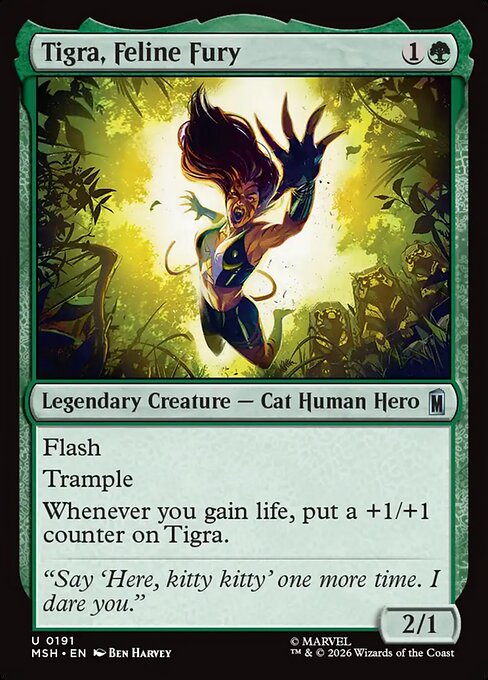Tigra, Feline Fury 191