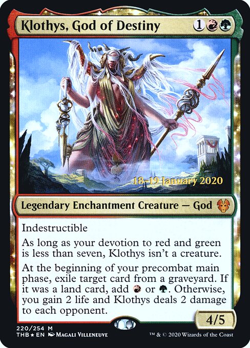 Klothys, God of Destiny 220s