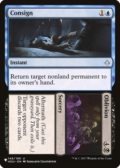 Consign // Oblivion HOU-149