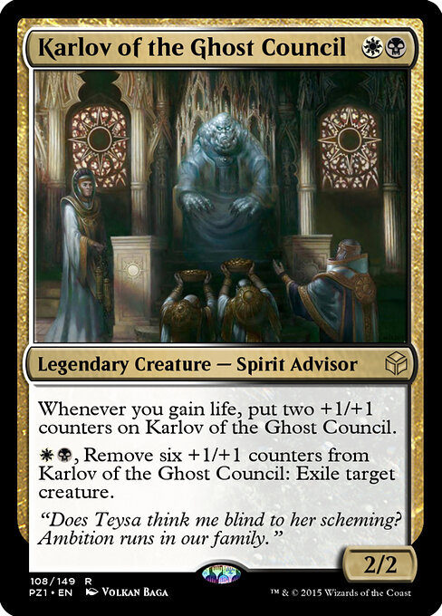 Karlov of the Ghost Council 108