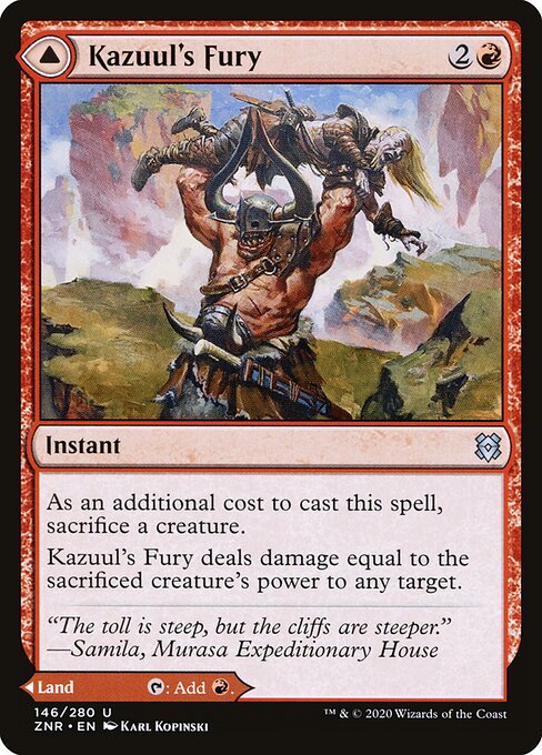 Kazuul's Fury // Kazuul's Cliffs 146