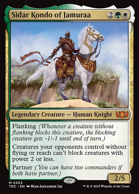 Sidar Kondo of Jamuraa 303