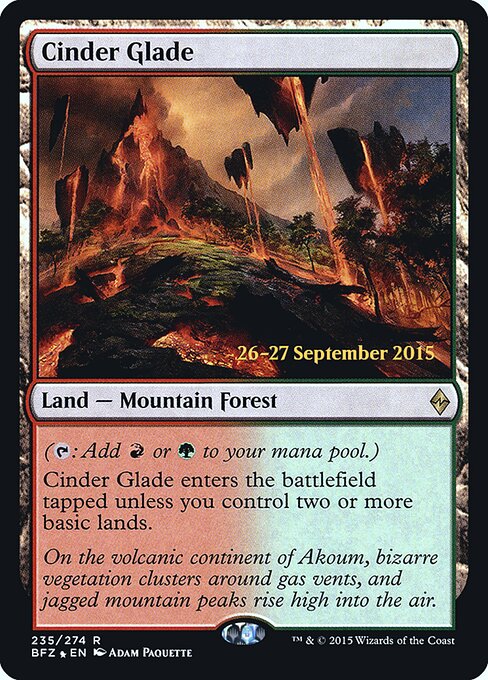 Cinder Glade 235s