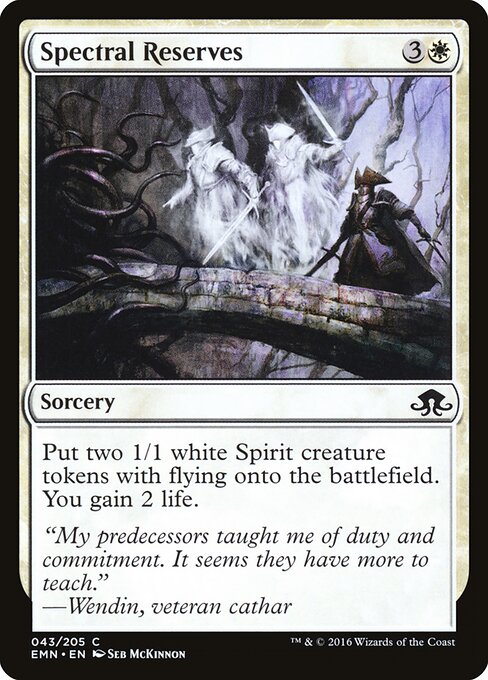 Spectral Reserves 43