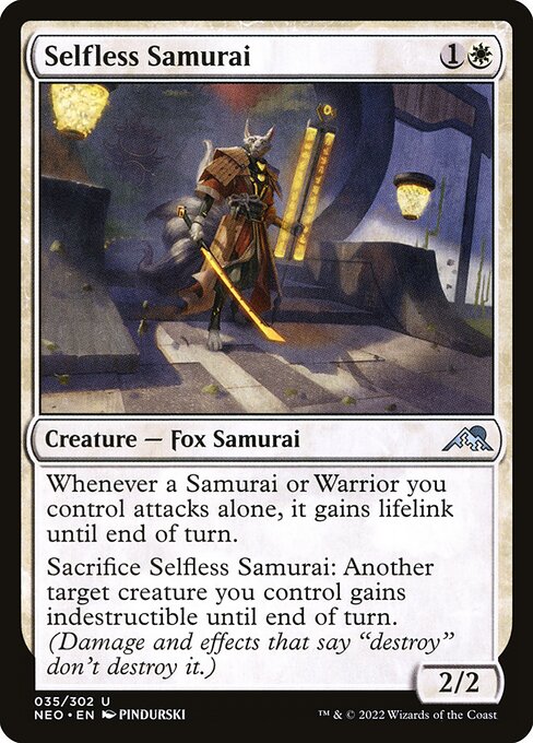 Selfless Samurai 35