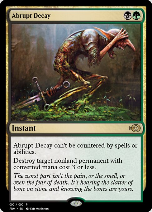 Abrupt Decay 59681