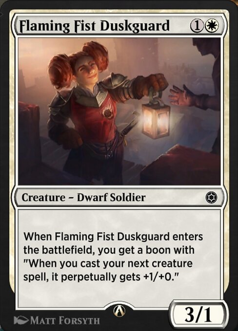 Flaming Fist Duskguard 22