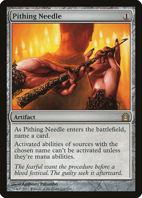 Pithing Needle 231