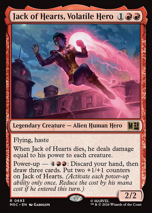Jack of Hearts, Volatile Hero 693