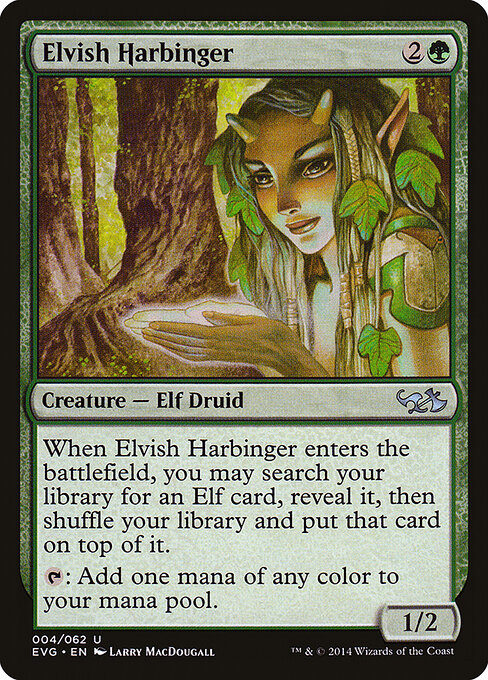 Elvish Harbinger 4