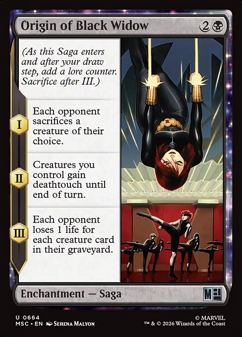 Origin of Black Widow 664