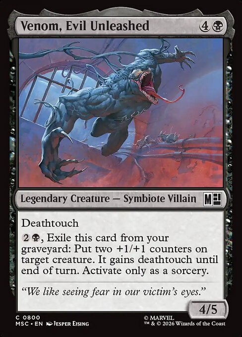 Venom, Evil Unleashed 800