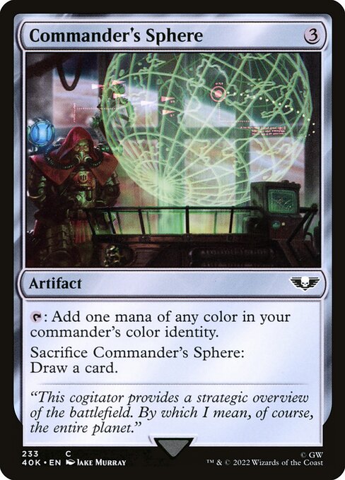 Commander's Sphere 233