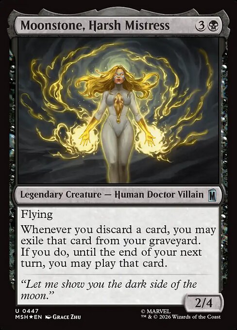 Moonstone, Harsh Mistress 447