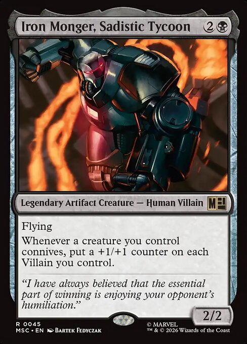 Iron Monger, Sadistic Tycoon 45