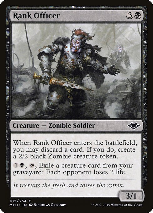 Rank Officer 102
