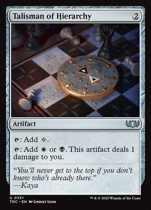 Talisman of Hierarchy 331