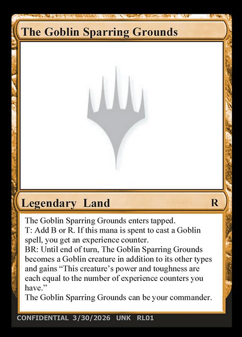 The Goblin Sparring Grounds RL01f