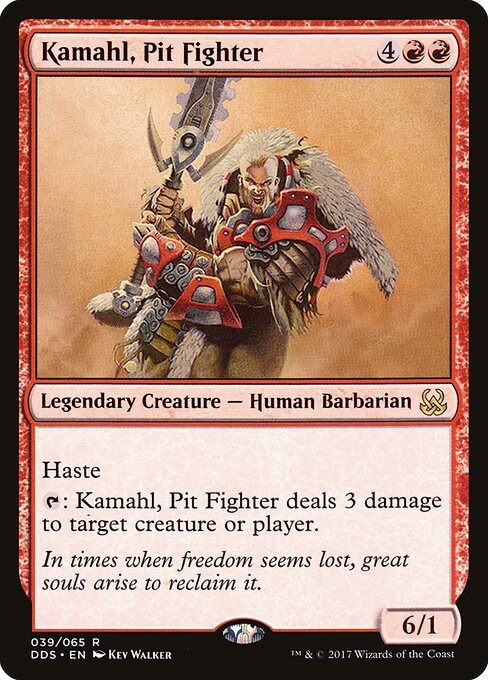 Kamahl, Pit Fighter 39