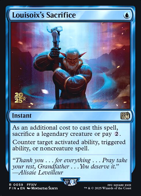 Louisoix's Sacrifice 59s