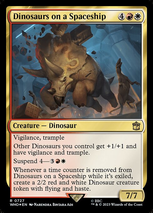 Dinosaurs on a Spaceship 727