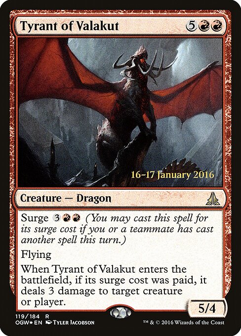 Tyrant of Valakut 119s
