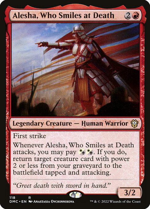Alesha, Who Smiles at Death 118