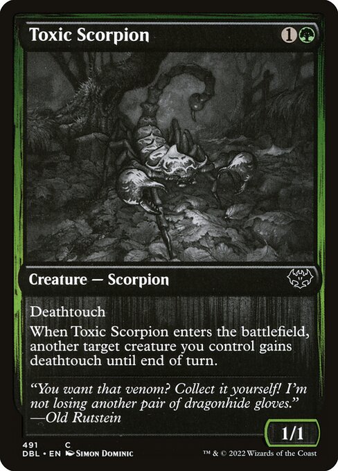 Toxic Scorpion 491