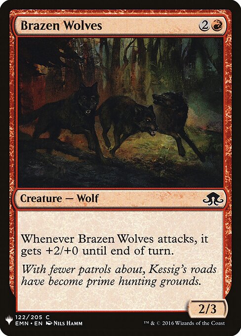 Brazen Wolves EMN-122