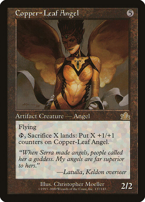 Copper-Leaf Angel 137