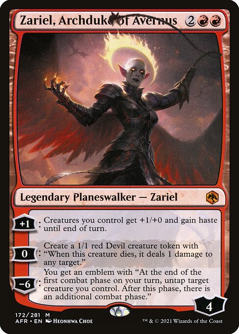 Zariel, Archduke of Avernus 172