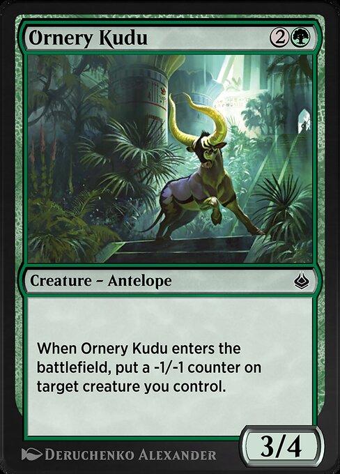Ornery Kudu 206