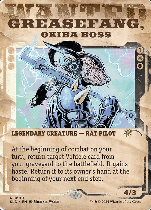 Greasefang, Okiba Boss 1690