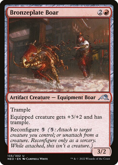 Bronzeplate Boar 135