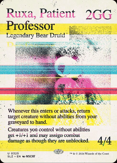Ruxa, Patient Professor 325