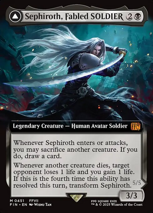 Sephiroth, Fabled SOLDIER // Sephiroth, One-Winged Angel 451